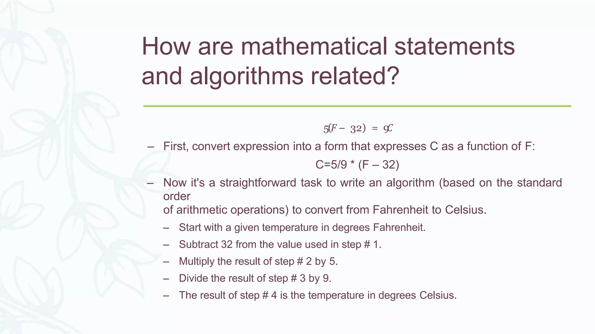 Algorithm n problem solving x | PPT