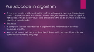 Error Message About Code Algorithm Issue ALGORITHM_FLOW CHART &&NUMBERSYSTEM_JR.pptx