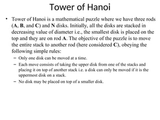 Rod Hanou Algorithm characteristics,examples,procedures | PPT