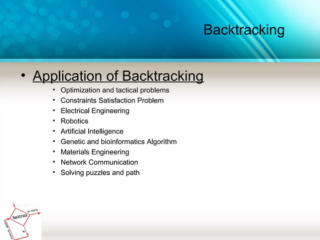 BackTracking Algorithm: Technique and Examples | PPT