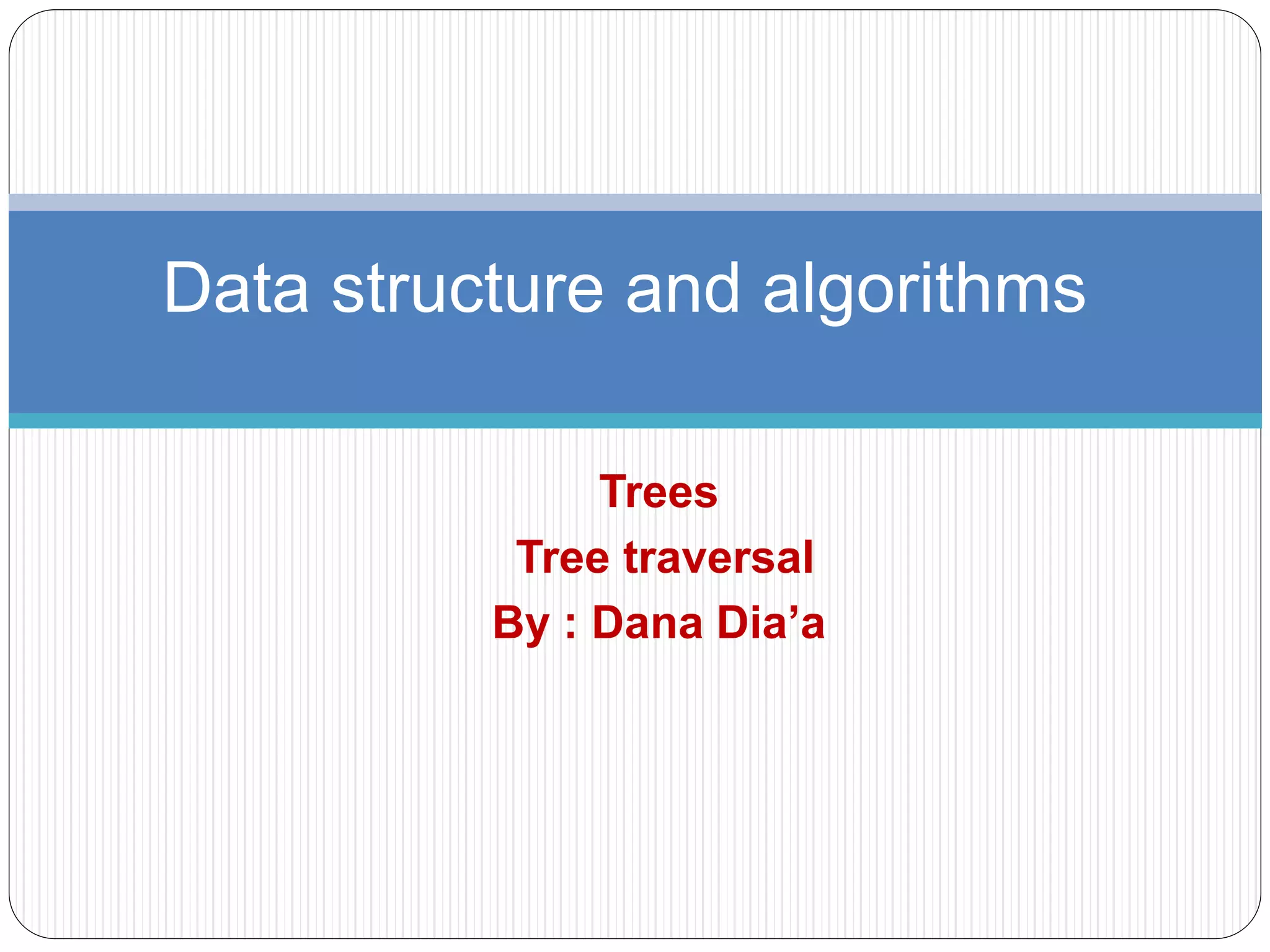 Tree data structure | PPTX