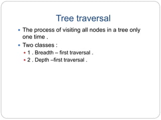 Tree data structure | PPTX