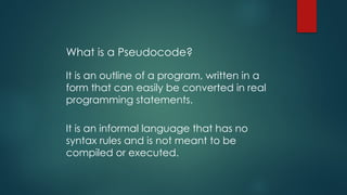 pseudocode flowchart demystifying algorithms: a... Comprehensive Guide to Algorithms, Pseudocode, and Flowcharts for ...
