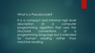 Comprehensive Guide to Algorithms, Pseudocode, and Flowcharts for ...