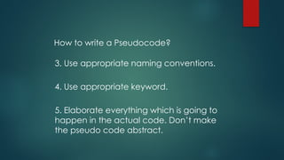 Comprehensive Guide to Algorithms, Pseudocode, and Flowcharts for ...
