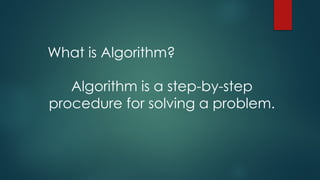 Comprehensive Guide to Algorithms, Pseudocode, and Flowcharts for ...