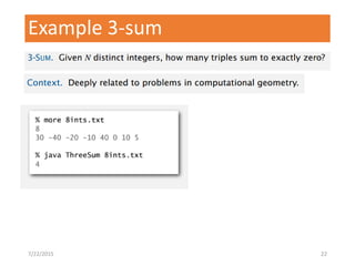 Example 3-sum
7/22/2015 22
 