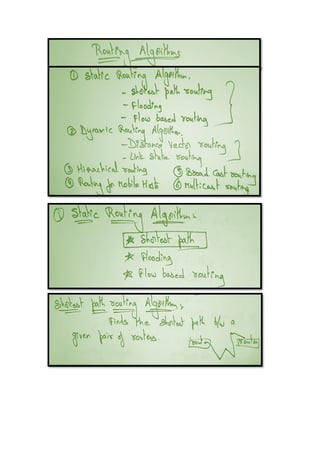 ROUTING ALGORITHM and types in computer networks | PDF