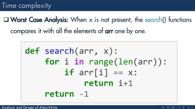 Algorithms Lecture 2: Analysis of Algorithms I