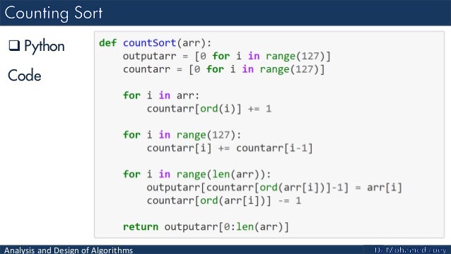 Algorithms Lecture 5: Sorting Algorithms II