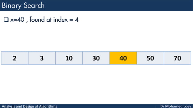 Algorithms Lecture 6: Searching Algorithms | PPT