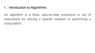 CSC102: Algorithms and Complexity - Module | PDF