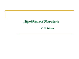 Basics of Programming Algorithms and Flowchart | PPT | Programming ...