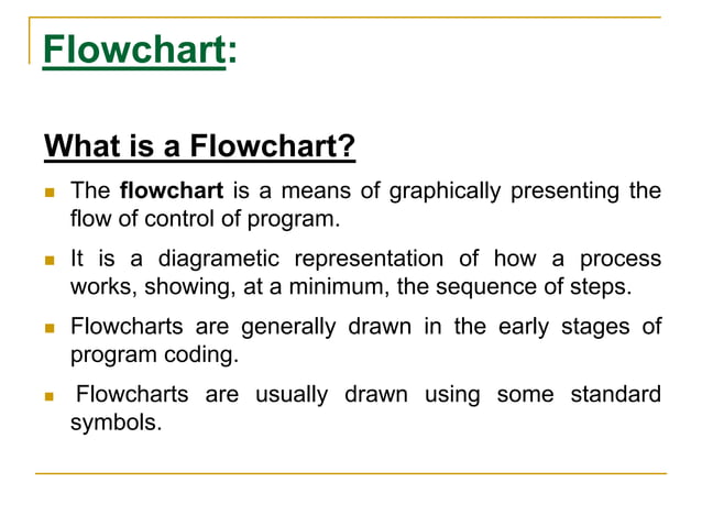 Basics of Programming Algorithms and Flowchart | PPT | Programming ...