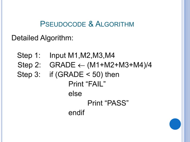 Algorithms and flowcharts | PPTX