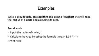 Algorithms and flow charts | PPT