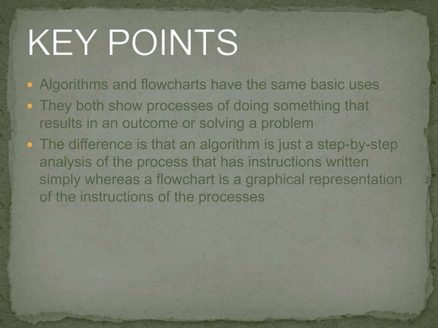 Algorithms and flowcharts | PPT