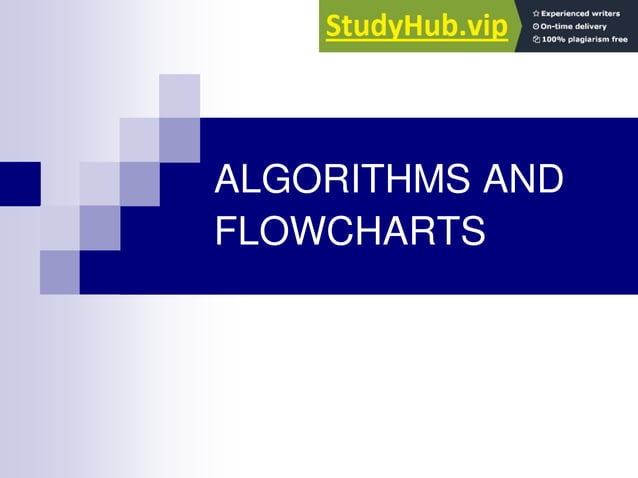 ALGORITHMS AND FLOWCHARTS | PPT
