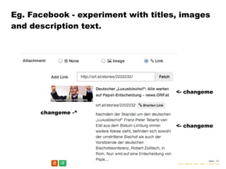 Eg. Facebook - experiment with titles, images
and description text.

<- changeme

changeme -^
<- changeme

swat.io
social-...