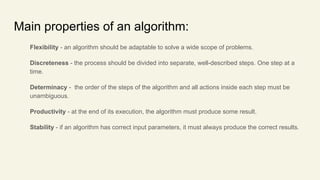 Algorithms. Basic course | PPT