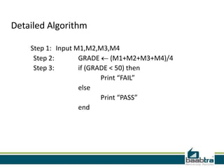 Algorithms&flowcharts | PPT
