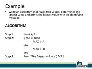 Algorithms&flowcharts | PPT