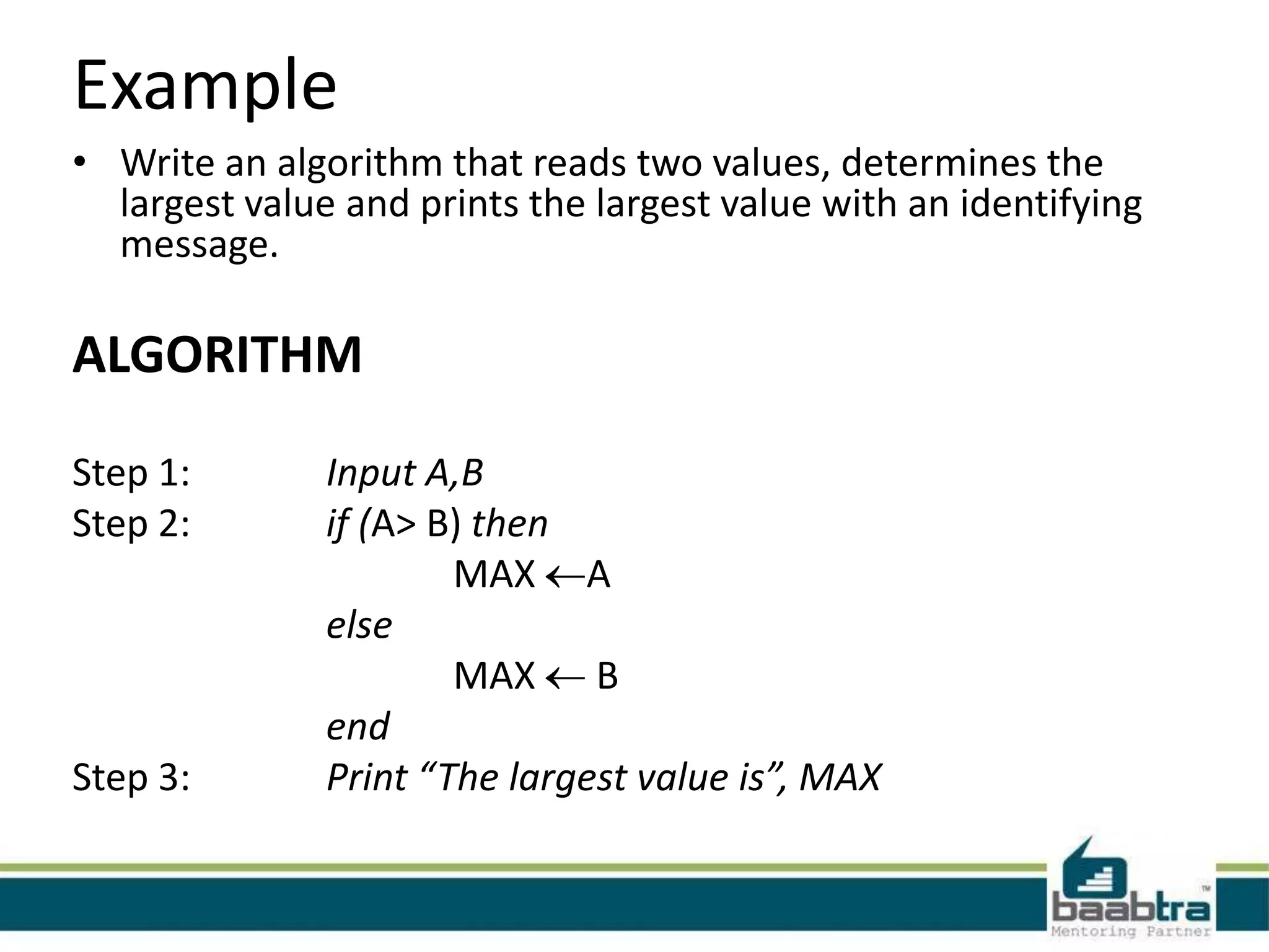 Algorithms&flowcharts | PPT