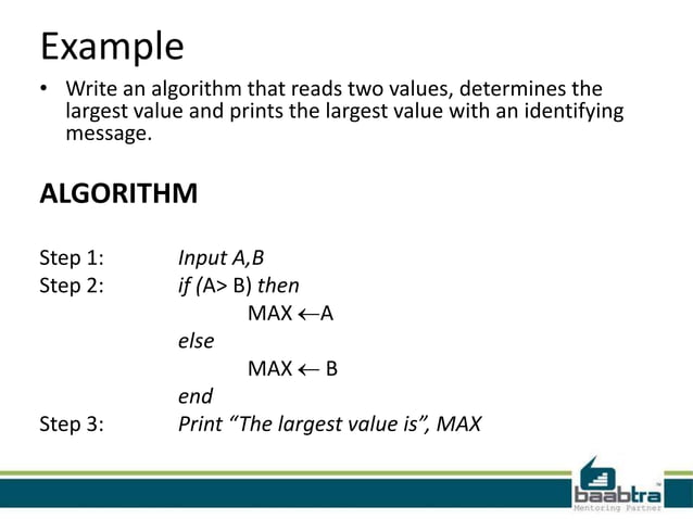 Algorithms&flowcharts | PPT