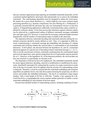 ALGORITHMS FOR AUDIO WATERMARKING AND STEGANOGRAPHY | PDF