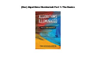 [Doc] Algorithms Illuminated: Part 1: The Basics
 