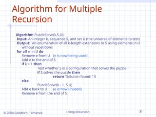 Comprehensive Guide to Programming with Recursion Techniques | PPT