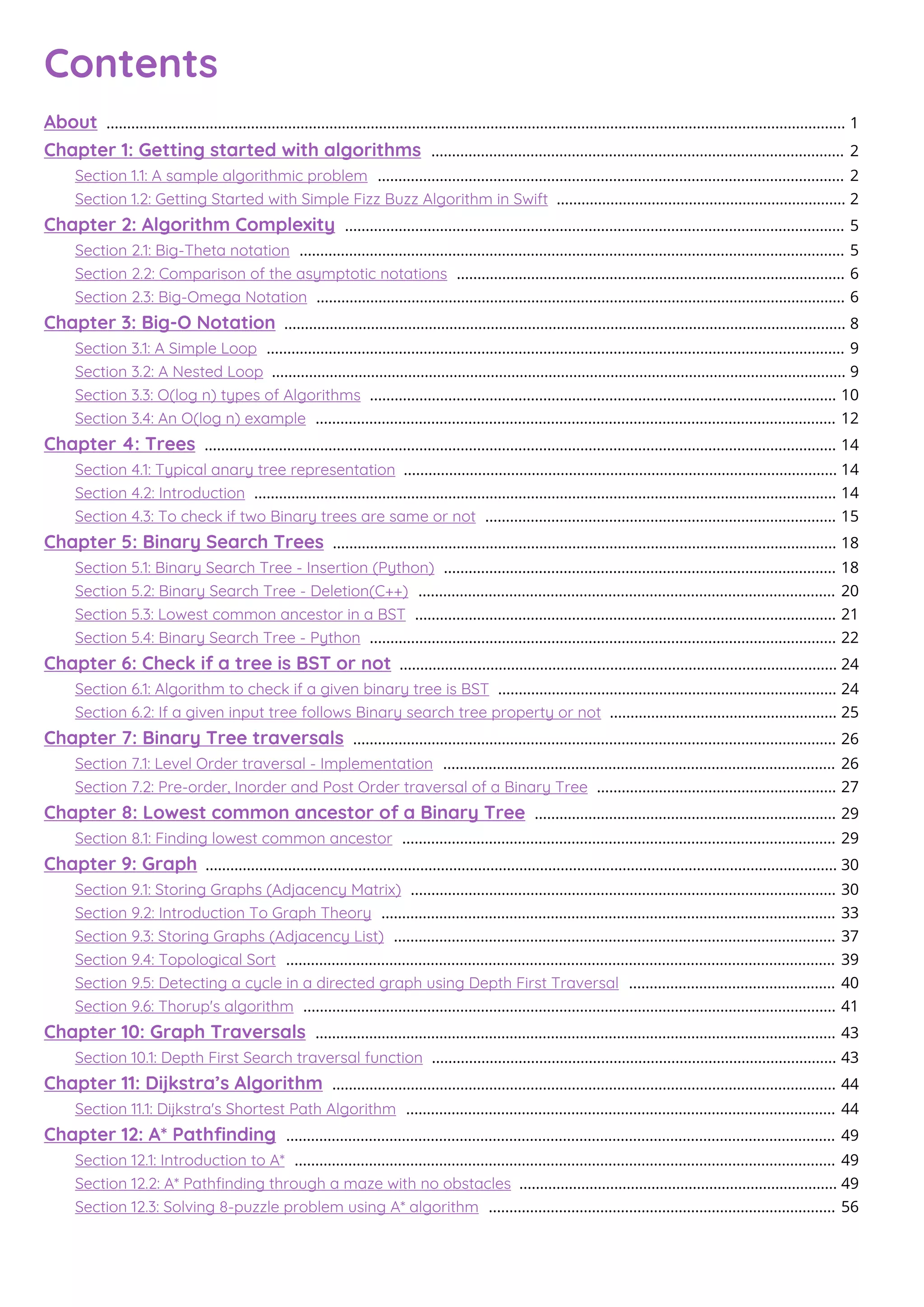 Algorithms notes for professionals | PDF