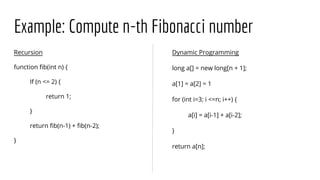 Algorithms practice and problem solving - dynamic programming | PPT