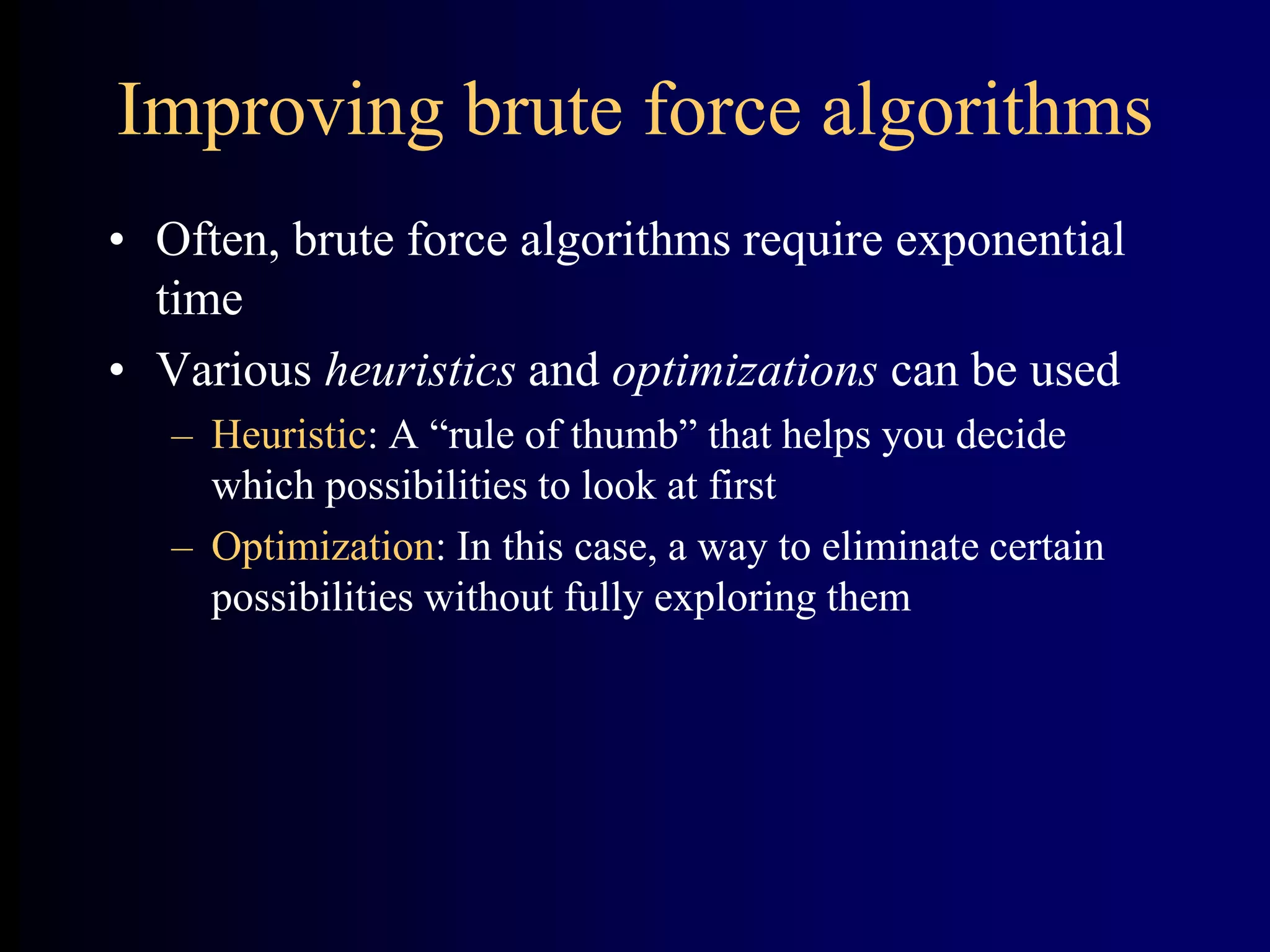 Algorithm types ppt