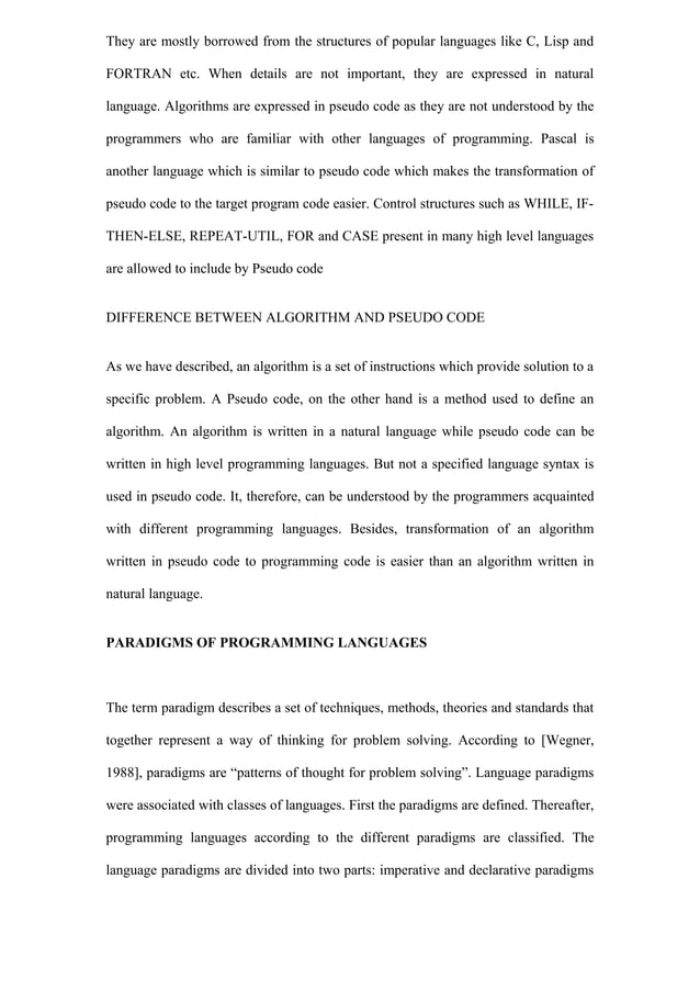 Algorithm vs | PDF