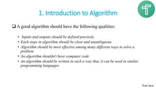 Algorithm week2(technovation) | PPT