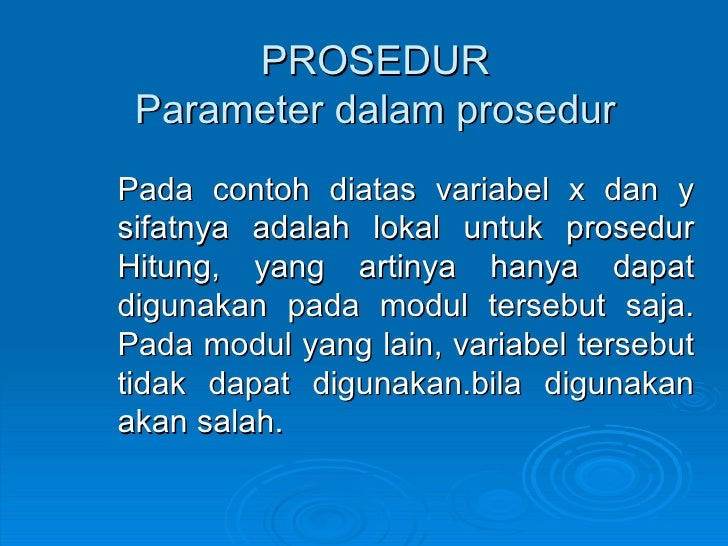 Algoritma - prosedur dan fungsi
