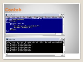 Contoh 
 