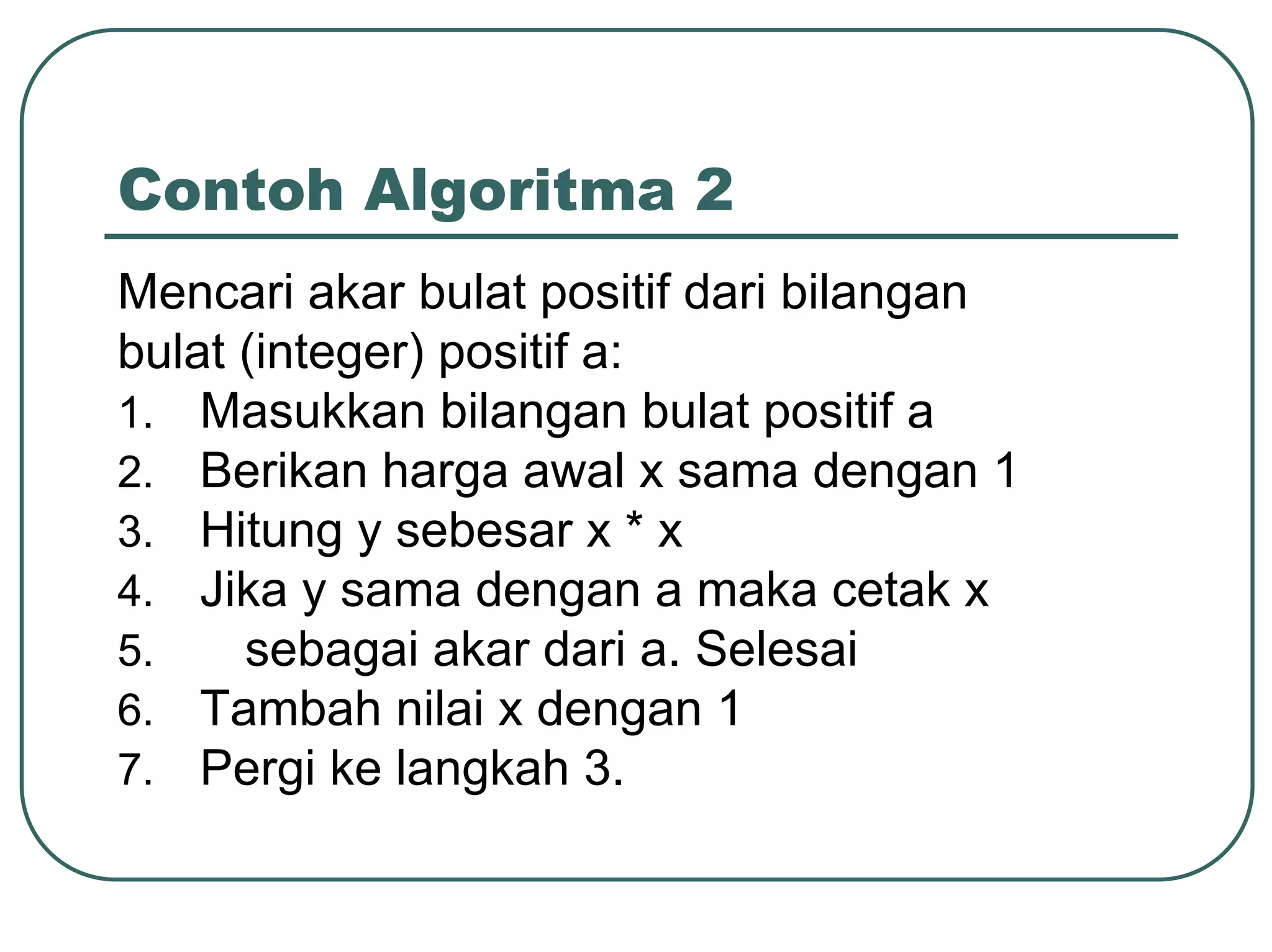 Algoritma dan flowchart | PDF