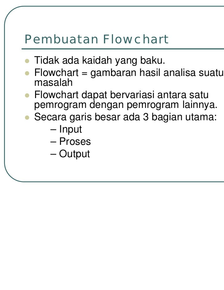 Algoritma dan flowchart