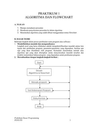 Algoritma dan flowchart | PDF