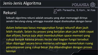 Algoritma Dan Pemrograman komputer, rekam medis | PPTX