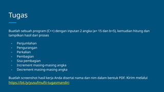 Algoritma dan Pemrograman dengan menggunakan C++.pptx
