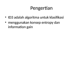 Comprehensive Guide to ID3 Algorithm for Decision Tree Classification ...