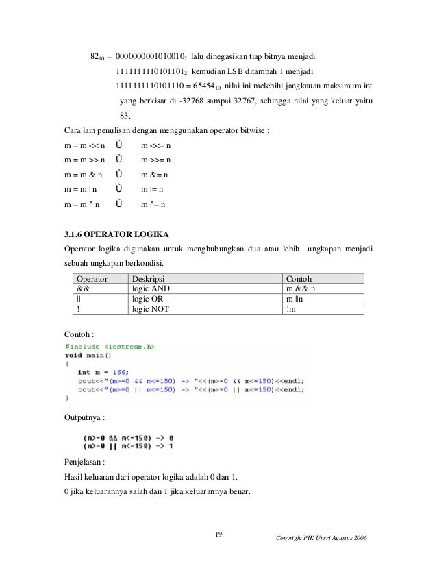 Modul Praktikum Algoritma dan Pemrograman