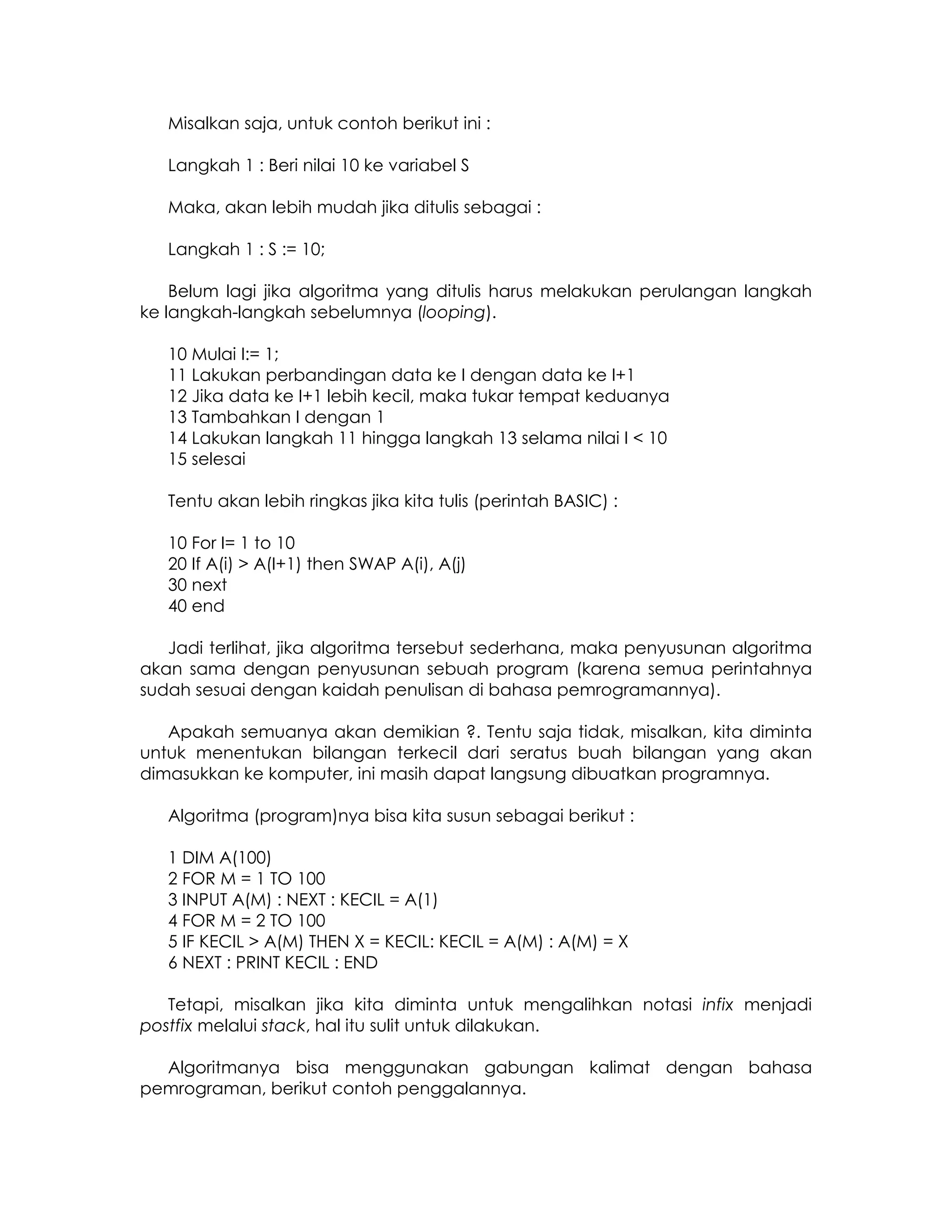 Algoritma pemrograman | PDF