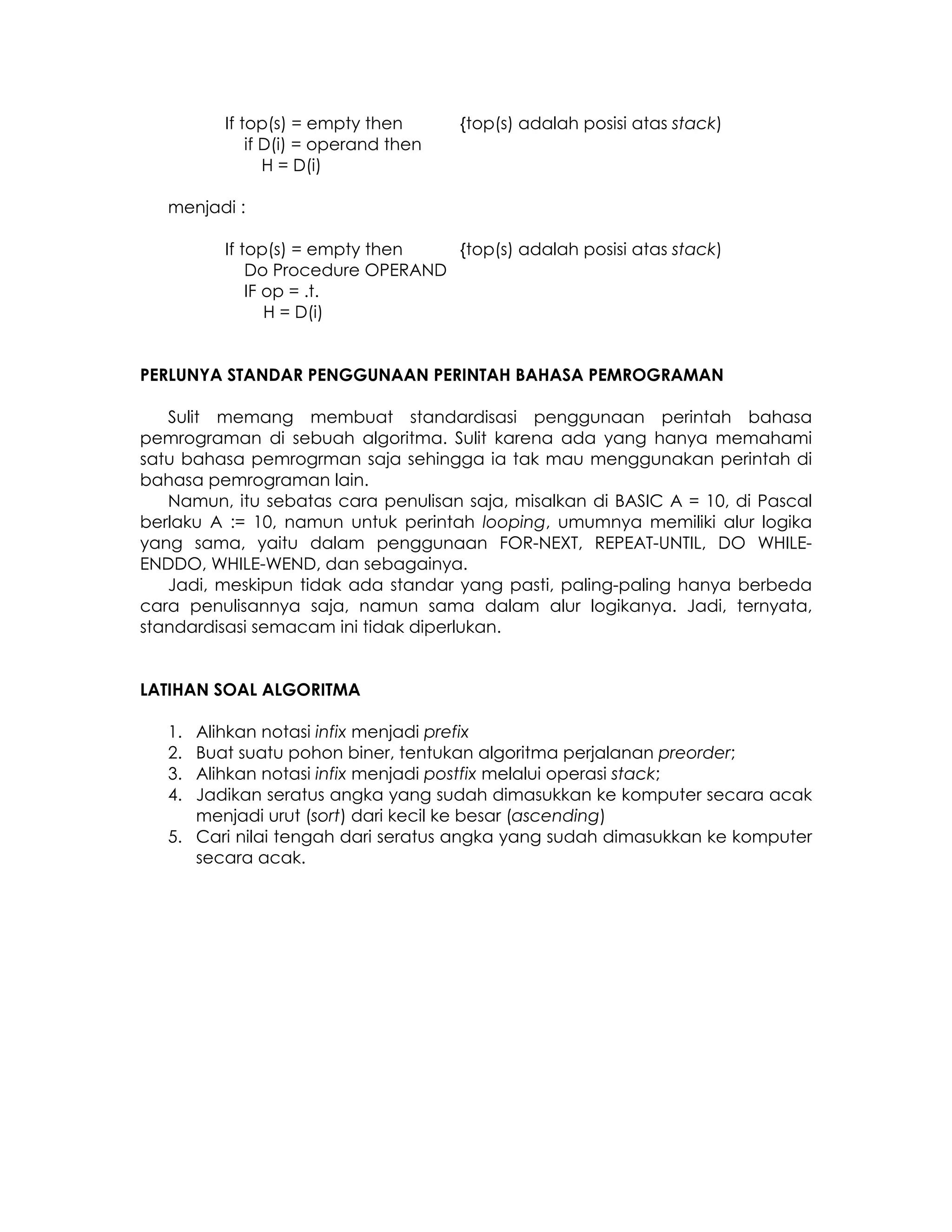 Algoritma pemrograman | PDF