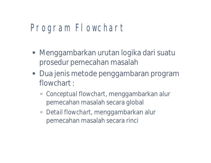 Algoritma & Pemrograman - Flowchart
