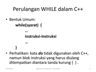 Algoritma pemrograman 10 | PPT