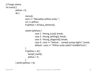 Algoritma pemrograman 13 | PPT